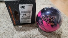 Hammer Raw Pearl Purple Pink Silver Bowling Ball 1st Quality  16 Pounds 2-3"Pin