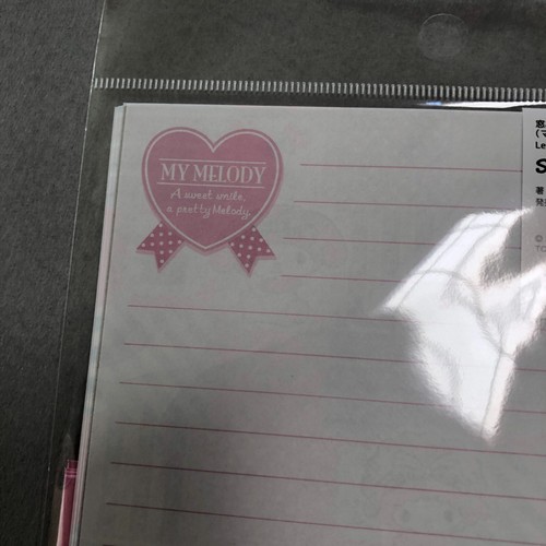 Sanrio My Melody Paper Set de letras papel y sobre con pegatinas - Imagen 8 de 11