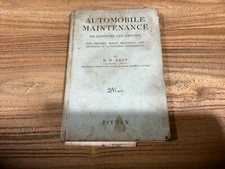 Auto Book. Automobile Maintenance, 500 Questions & Answers, 1942