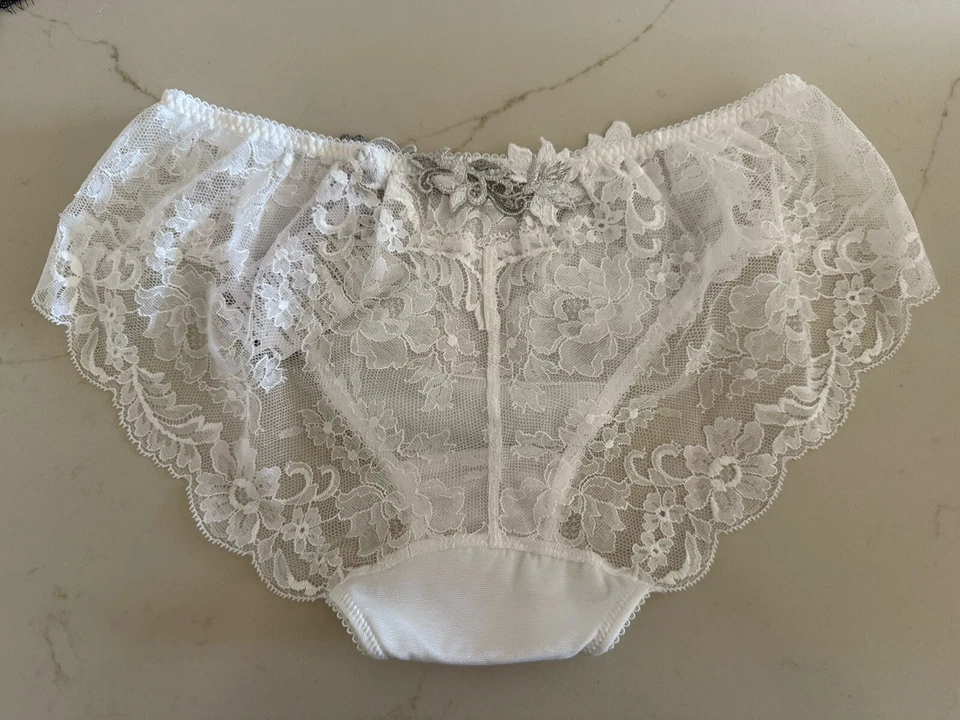 Braguita de encaje Wacoal Salute 04 grupo PTJ704 talla LL blanca Japón edición limitada Foto 2 de 4