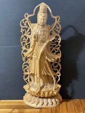 KWAN YIN HAND CARVED FROM BALI, IN DONESIA