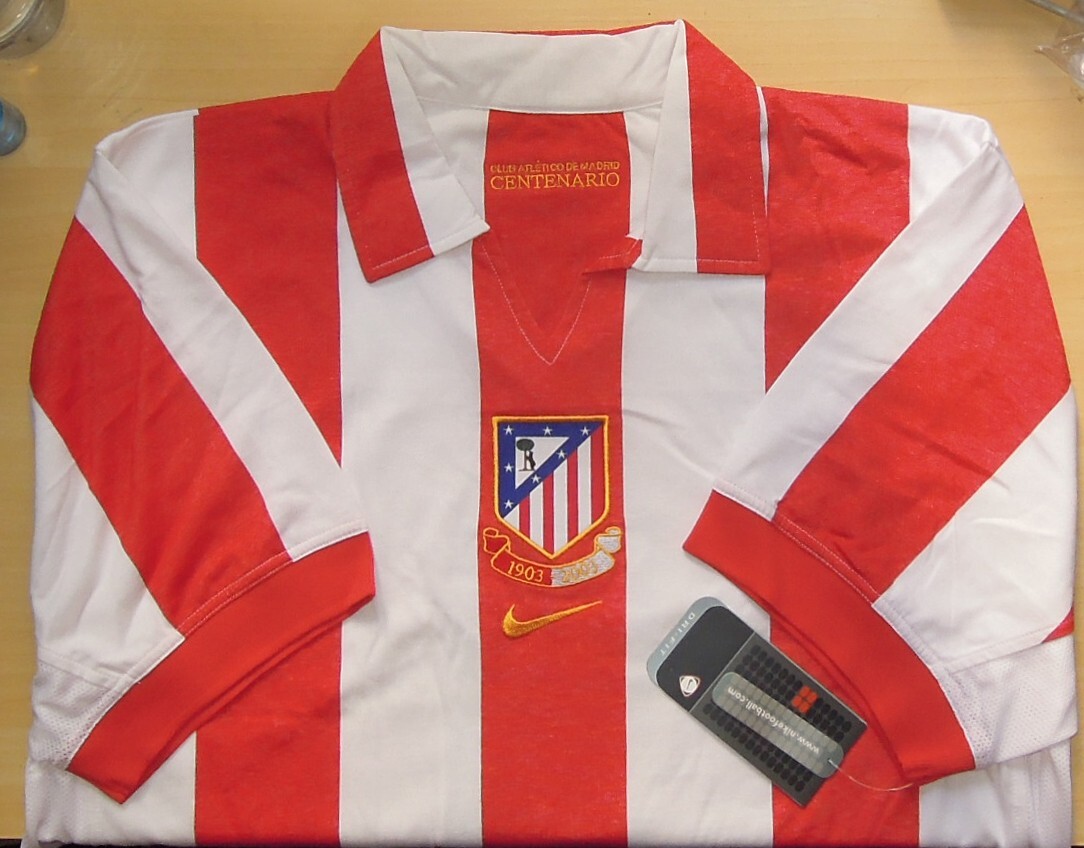 ATLETICO MADRID jersey 2003/04 #9 F. TORRES Centenary 1903-2003 | eBay