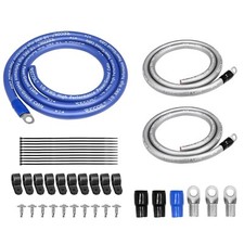 RBG3 A True Spec 1/0 Gauge Wire Big 3 Amp Wiring Kits for Car Audio System