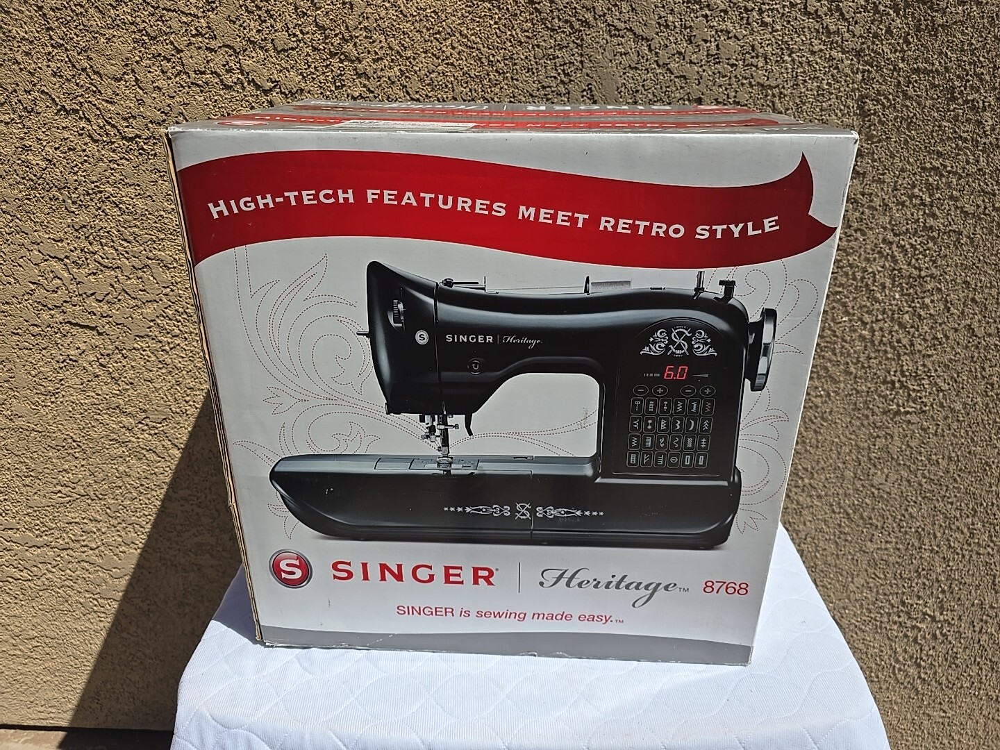 Singer Heritage Sewing Machine Model 8768 Brand New!! Sealed Mint eBay