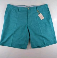 Peter Millar Mens Salem Fishing Performance Golf Shorts 38 Green NWT MS23EB83