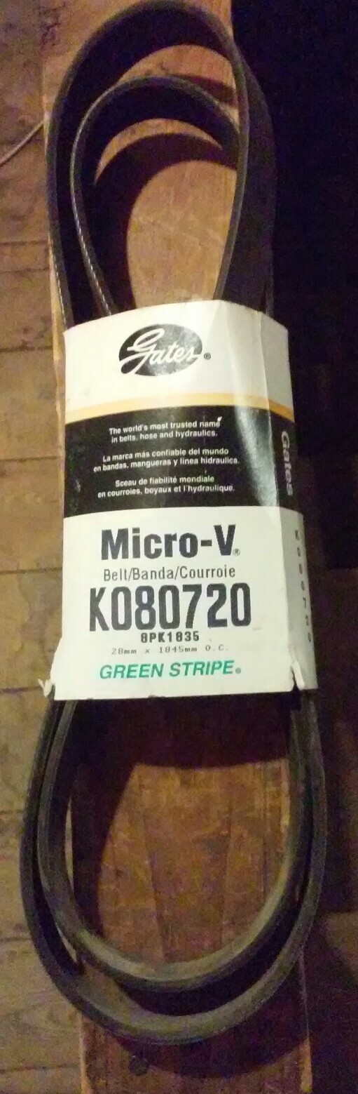 Serpentine Belt Green Stripe MicroV Belt Gates K080720 / 8PK1835 eBay