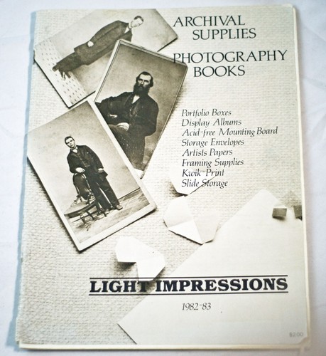 Light impressions Archival supplies photography books 1982-83