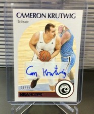 2021/22 Chronicles Draft HOOPS Tribute BLUE CAMERON KRUTWIG RC AUTO #26/75