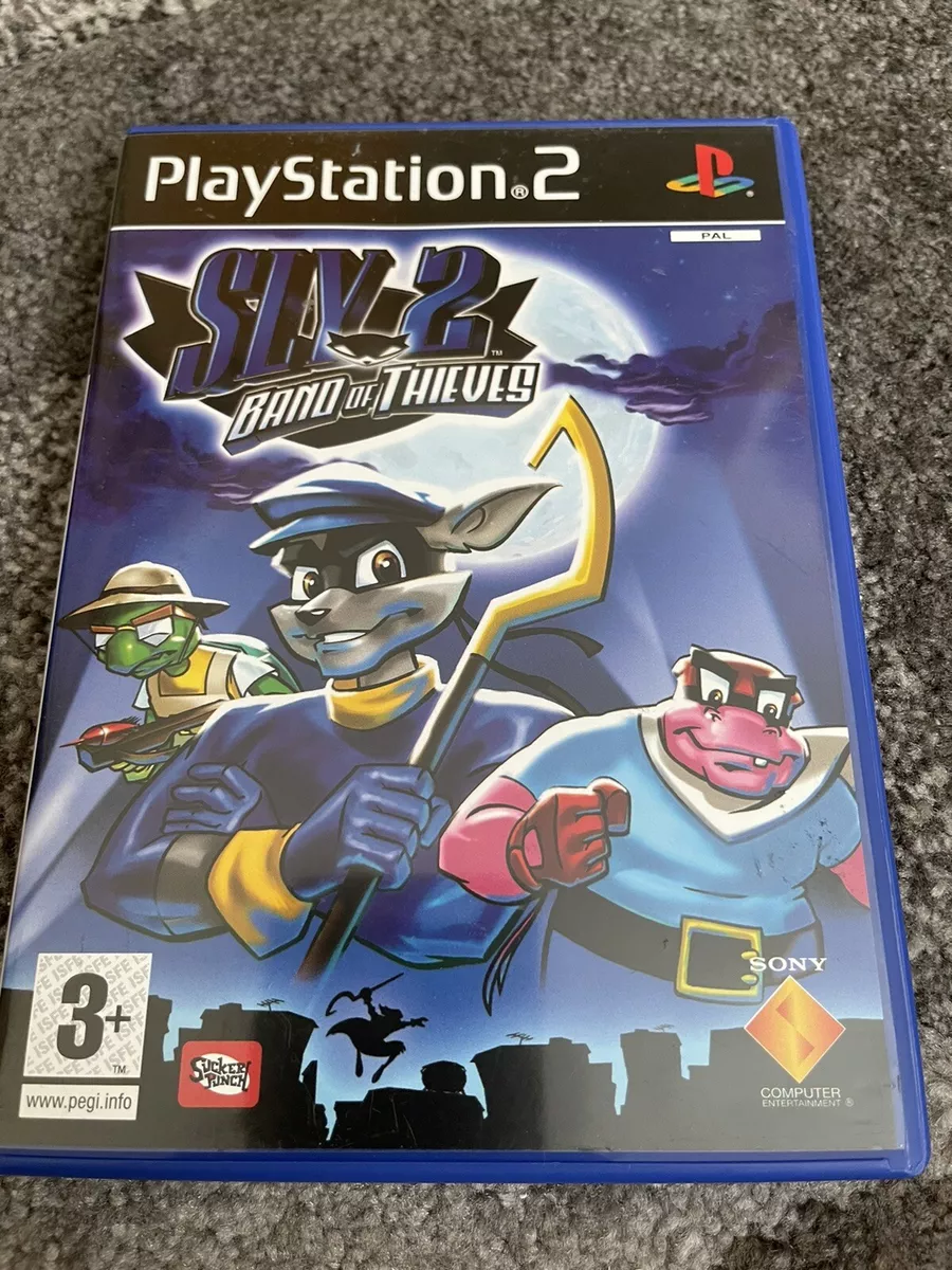 SLY RACCOON 2 BAND OF THIEVES SONY PLAYSTATION 2 PS2 GAME WITH MANUAL UK  PAL