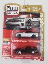 Auto World Modern Muscle 2 Pack '14 Camaro ZL1 '95 Firebird T/A Target Excl. NIP
