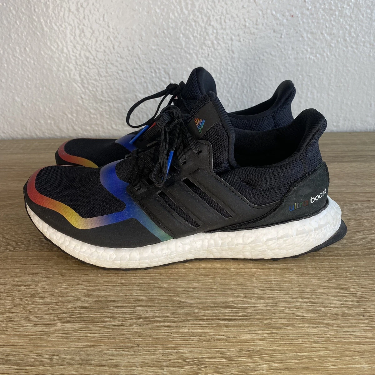 Adidas Ultra Boost DNA Black Rainbow Iridescent Multicolor Women s