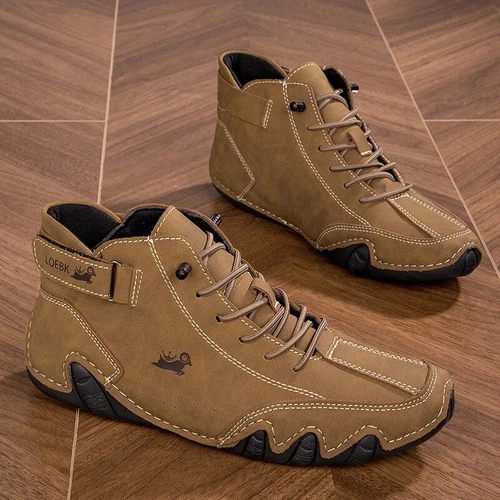 Mode Herren Arbeitsstiefel Niedrig Schnitt Leger Fahren Stiefel Turnschuhe Wandern Turnschuhe - Bild 21 von 29
