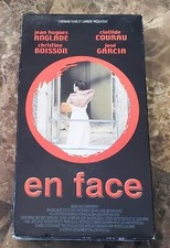  VHS French Movie En Face - Jean-Hugues Anglade, Clotilde Courau