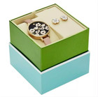 NWT KATE SPADE Gold-tone Metro Watch and Earrings Box Set KSW1375BOX; 100% Auth. — photo 3