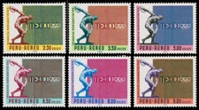 PERU Scott # C226 - C231 Mint Never Hinged 1968 Complete Set