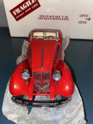 Danbury Mint 1934 Packard Lebaron V-12 Speedster 1:24 Die Cast Metal In Box - Picture 2 of 8