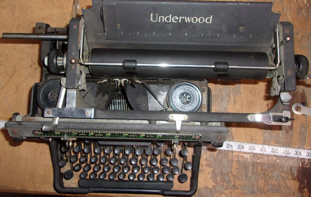 Vintage Underwood Typewriter Model # 6 | eBay