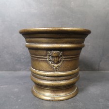 Sch&ouml;ner alter M&ouml;rser Messing ohne St&ouml;&szlig;el Pistill Apothekenm&ouml;rser 657g
