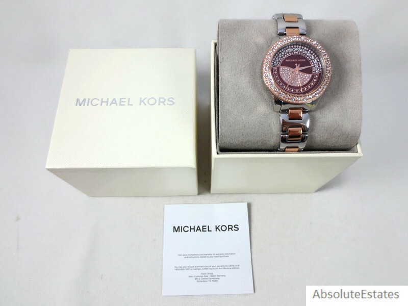 激安 ! Michael Kors E Janelle Two-Tone Pave Glitz 腕時計 激安 ! Michael Kors E Janelle Two-Tone Pave Glitz 腕時計 腕時計