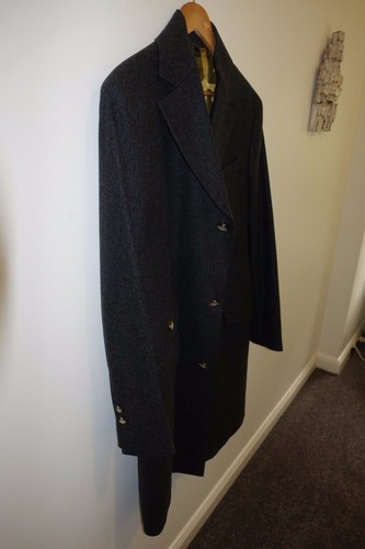 VIVIENNE WESTWOOD GREY WINTER COAT S 50 - Picture 4 of 12