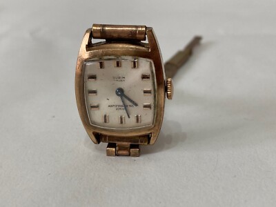 SUBIM LIBERTY WORKING MANUAL WINDING WOMEN'S WATCH GOLD PLATED 10 MICRO