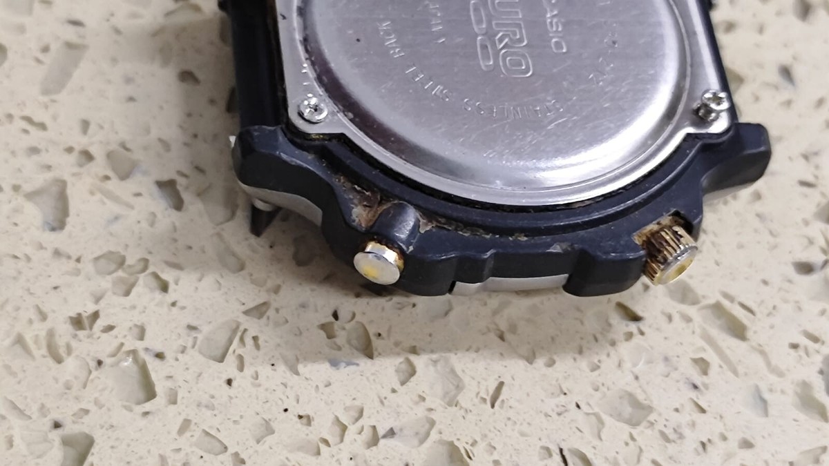 CASIO DRO-212 DURO 200 ANA/DIGITAL CHRONO WATCH PILOT NOT WORK FOR