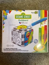 New 123 Sesame Street Outdoors Made with Magna-Tiles Paint On Set