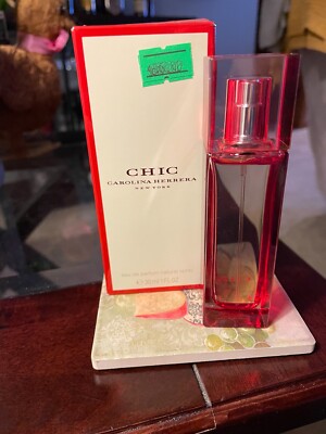 Chic by Carolina Herrera for Women EDP Perfume Spray 1.7 oz. Unboxed NEW
