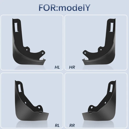 New Mud Flaps for Tesla Model Y 2020-2023 No Drilling Required Splash Guards US - Picture 9 of 12