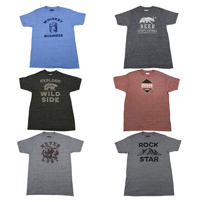 State of Mine Mens Short Sleeve T-Shirt Variety of Sizes and Colors