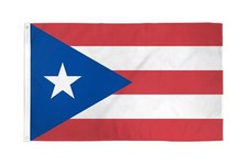 3x5 Puerto Rico Premium 210D 3'x5' Knitted Poly Nylon DuraFlag Banner FI