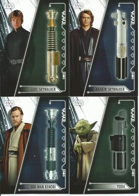 Star Wars Holocron Series Lightsabers of the Jedi Inserts PICK YOUR CARD Topps