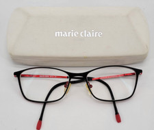 Marie Claire Red Black Full 6214 Frame Designer Glasses 54/17/140 With Case