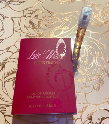 Ellen Tracy Love Notes Eau de Parfum EDP 0.05 oz Spray Sample Size