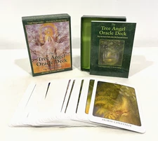 THE TREE ANGEL ORACLE DECK COMPLETE W/ BOOK BY FRED HAGENEDER 2006 EARTHDANCER