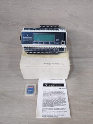 VANTAGE CONTROLS DIN -IC DIN INFUSION CONTROLLER WITH SD CARD -NEW W/ FILTHY BOX