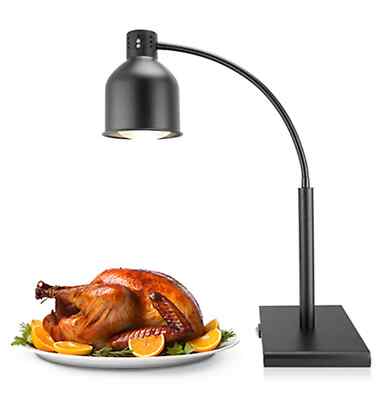 Hendi Flexible Wärmelampe Tischlampe Schwarz E27 Birne 250W NEU