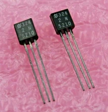 ( 2 PCS ) 2N5210 Original New National Semiconductor Transistor