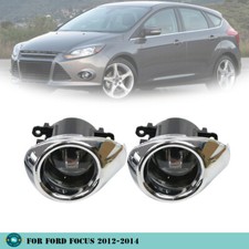 For Ford Focus 12-14 Clear Bumper Lamps Fog Light Assembly Wchrome Trim Rhlh For Ford Focus 12-14 Clear Bumper Lamps Fog Light Assembly Wchrome Trim Rhlh