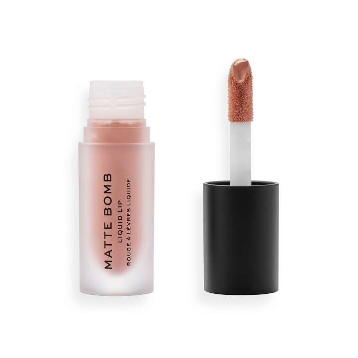 REVOLUTION MATTE BOMB LIQUID LIPSTICK LIP GLOSS - NUDE MAGNET NEW & SEALED