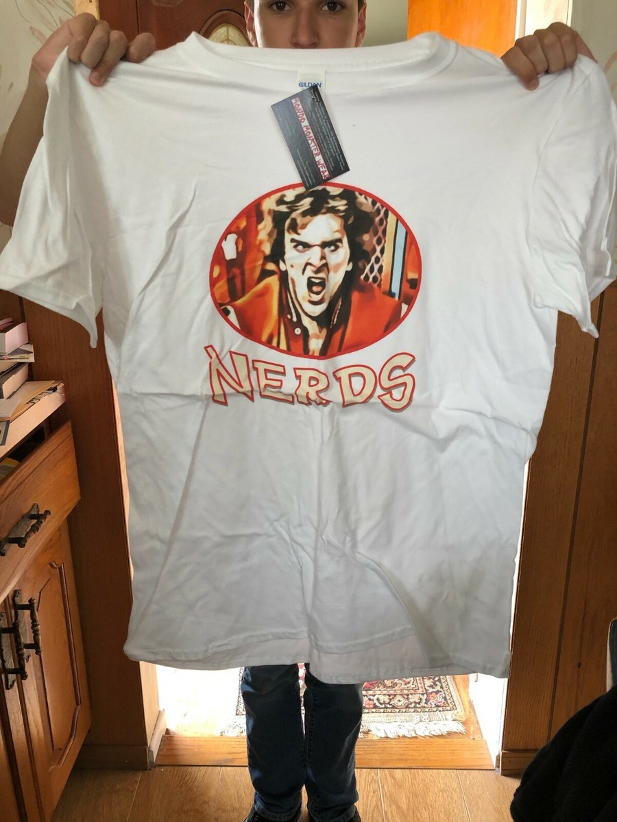 Men's Parody T Shirt Revenge of the Nerds: Ogre Nerds Parody | eBay