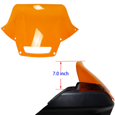 #ad 7quot; Orange Low Rider ST Windshield Windscreen for Harley 2022 2024 Softail FXLRST $79.95
