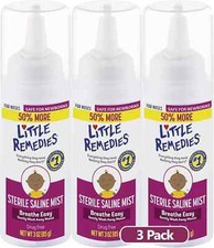 3PACK - Little Remedies Breathe Easy Sterile Saline Mist for Noses
