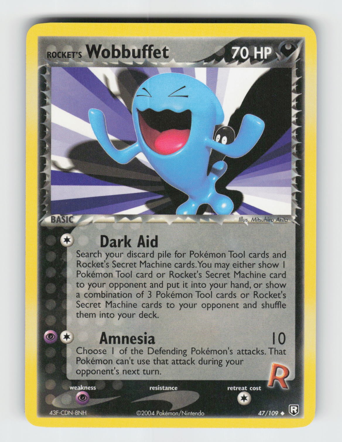 Rocket's Wobbuffet 47/109 - Pokemon - Team Rocket Returns - Uncommon - NM
