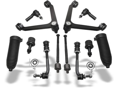 Front Control Arm Ball Joint Tie Rod and Sway Bar Link Kit For Aspen BQ838DQ