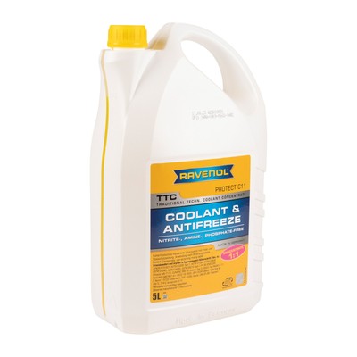 Ravenol TTC Protect C11 Kühlerfrostschutz Kühlflüssigkeit gelb grün 5L 5 Liter 