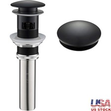 Pop Up Drain Assembly All Metal Leak Free Bathroom Sinks W/ Overflow 1.75in New