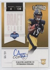 2022 Panini Contenders Draft Class RPS 46/99 Calvin Austin III #DCA-CAU Auto 0c6