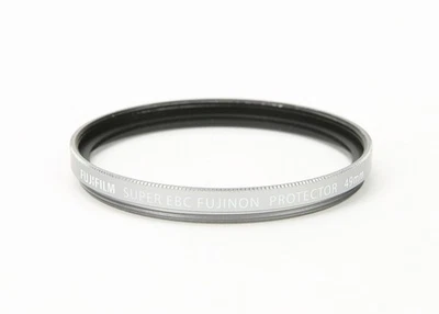 FUJIFILM 49mm Protector Filter (Silver) Clear Protection Reduces Dust, Scratches - Image 1 of 2