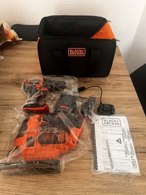 Set Black+Decker 18V Bohrmaschine BDCDC18 + Säge BDCJS18 Neuwertig